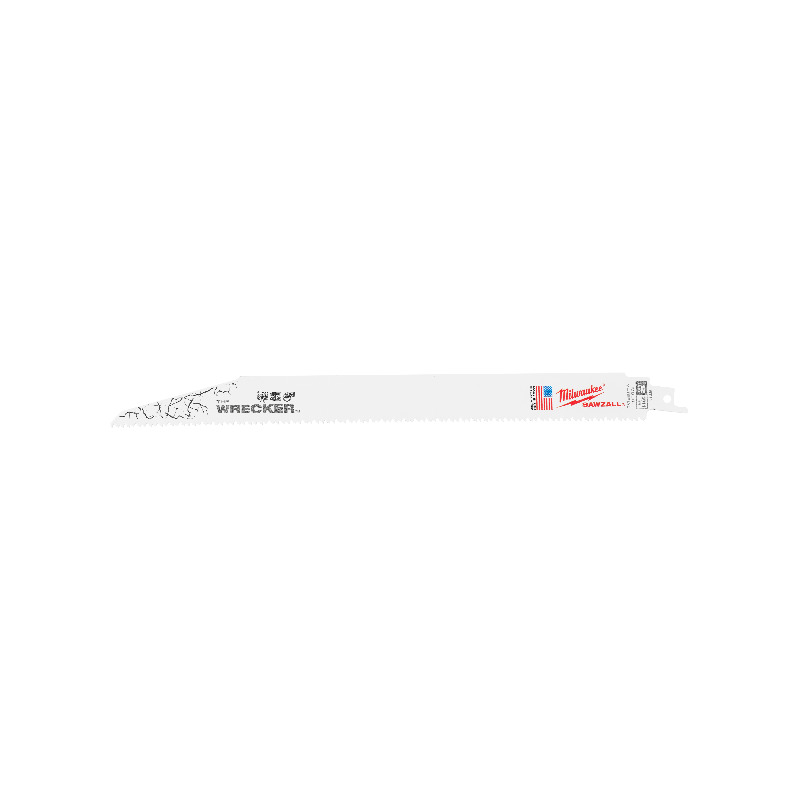 MILWAUKEE SAWZALL™ The WRECKER™ Demolition 300mm 12" 7/11TPI Blade 25Pk