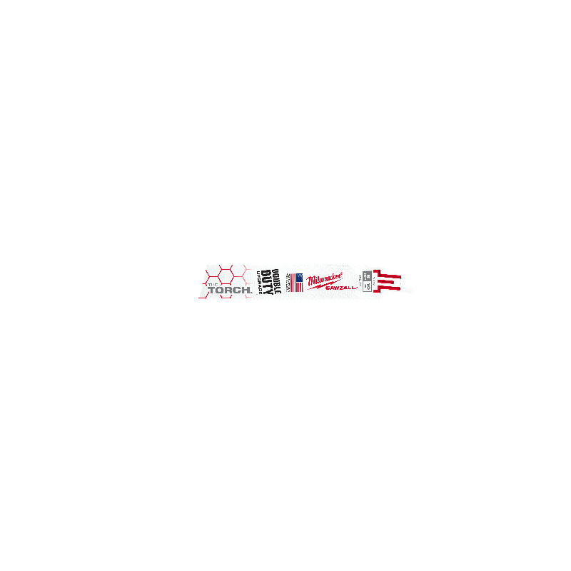 MILWAUKEE SAWZALL™ The TORCH™ Metal Demolition 230mm 9" 14TPI Blade 25 Pack