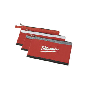 MILWAUKEE Zipper Pouches 3pk