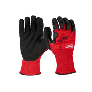 MILWAUKEE Impact Cut 3(C) Nitrile Dipped Gloves 1 Pack - L