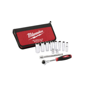 MILWAUKEE 3/8" Drive 12pc Metric Socket Set