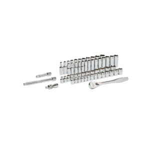 MILWAUKEE 3/8” Drive 56pc Ratchet & Socket Set SAE & Metric