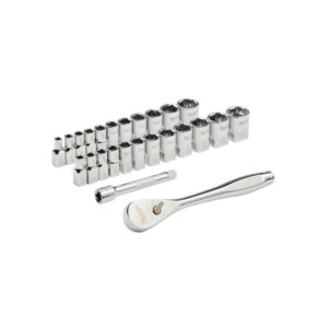 MILWAUKEE 1/4" Drive 25pc Ratchet & Socket Set SAE & Metric
