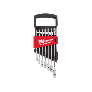 MILWAUKEE 7pc Ratcheting Combination Wrench Set – Metric