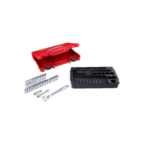 MILWAUKEE 1/2" Drive 28pc Ratchet & Socket Set Metric