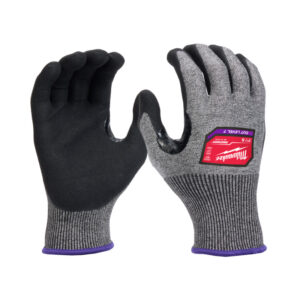 MILWAUKEE Cut 7(F) High Dexterity Nitrile Dipped Gloves 12 Pack - L