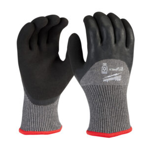 MILWAUKEE Cut 5(E) Winter Insulated Latex Double Dipped Gloves 1 Pack - XL