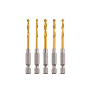 MILWAUKEE SHOCKWAVE™ Red Helix Titanium Drill Bit 3.2mm 5Pk