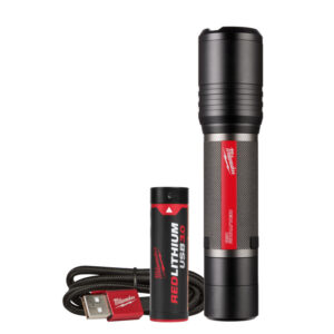 MILWAUKEE REDLITHIUM™ USB Rechargeable Slide Focus Flashlight Kit