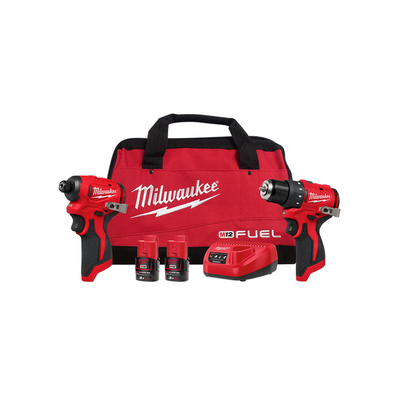 MILWAUKEE M12™ Sub-Compact Brushless 2pc Power Pack
