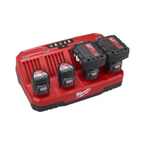 MILWAUKEE M12™ Four Bay Sequential Charger