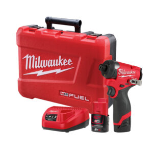 MILWAUKEE M12 FUEL™  1/4" Hex Impact Driver Kit