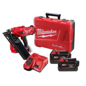 MILWAUKEE M18 FUEL™ 30°-34° Framing Nailer Kit (2x 3.0Ah, Case)