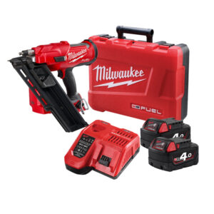 MILWAUKEE M18 FUEL™ 30°-34° Framing Nailer Kit (2x 4.0Ah, Case)