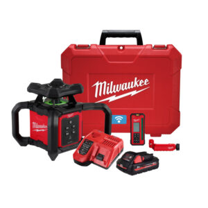 MILWAUKEE M18™ Interior Single Slope Rotary Laser 305m (1000') Green Kit (1x 3.0Ah, Case)