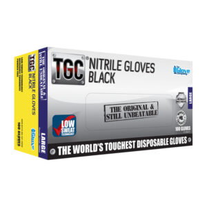 TGC Black Nitrile Gloves - All Sizes