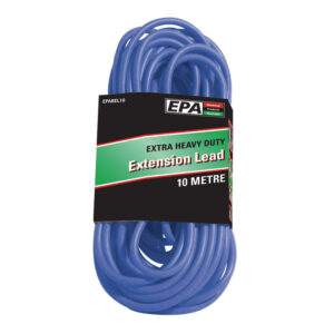 EPA 15A Cable, 15 Amp Plug with Neon Socket Extra HD, Blue 10m