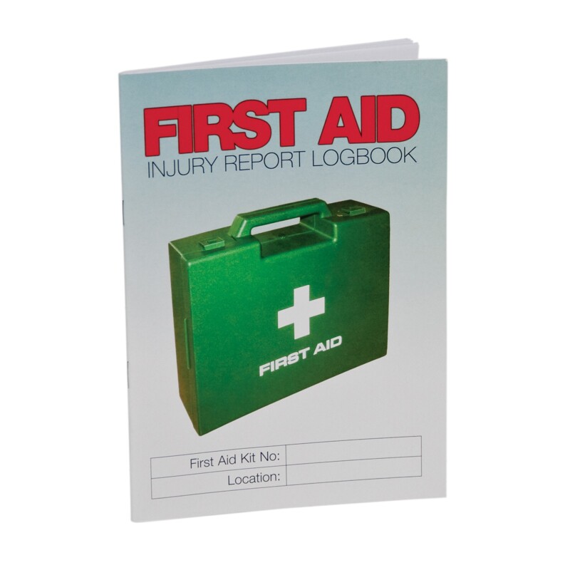 UNIFORM SAFETY SIGNS First Aid Injury Report Logbook - A5 Size