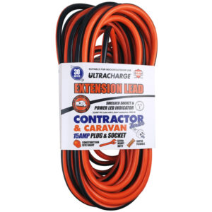 ULTRACHARGE Contractor/Caravan Suitability Lead 15a Lead & Plug 30m