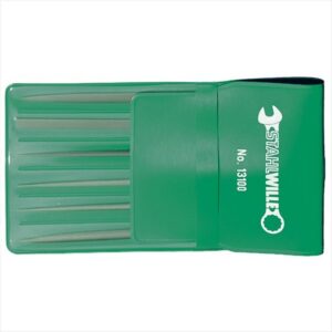 STAHLWILLE Needle File Set 6 Files In Plastic Wallet