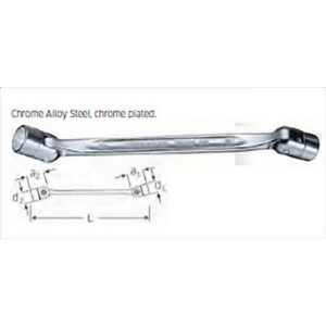 STAHLWILLE Spanner Flexi-Joint Double Ended 24 x 27mm
