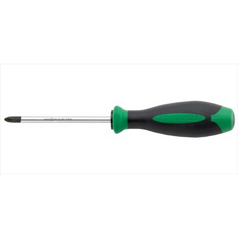 STAHLWILLE Screwdriver Drall + Phillips #0 165mm 2 Comp Handle