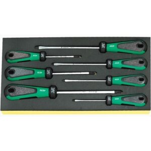 STAHLWILLE Screwdriver 3K Drall Set Tcs 7 Piece (4 Slot/3 Phillips)