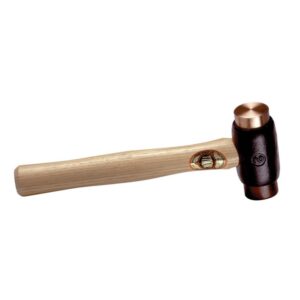 THOR Copper/Rawhide Hammer Size 2 38mm Face 2-1/2Lb Wood Handle