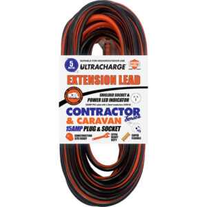 ULTRACHARGE Contractor/Caravan Suitability Lead 15a Lead & Plug 5m