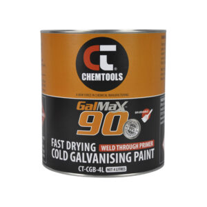 CHEMTOOLS GalMax™ 90 Cold Galvanising Paint & Weld Through Primer Brushable - 4 Litres