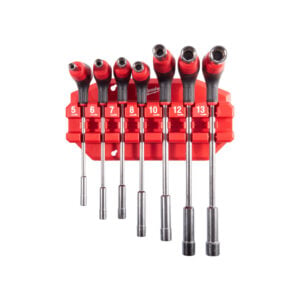 MILWAUKEE® 7pc Nut Driver With Comfort Grip Set & Rack