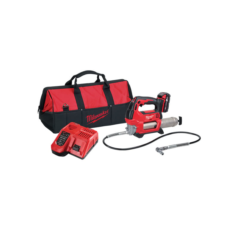 MILWAUKEE M18™ Cordless 2-Speed Grease Gun Kit (1X 2.0Ah)