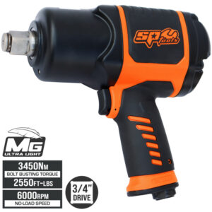 SP TOOLS Air Tool Impact Wrench 3/4"Dr