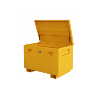 ONE ELEVEN Lockable Steel Site Box - Yellow