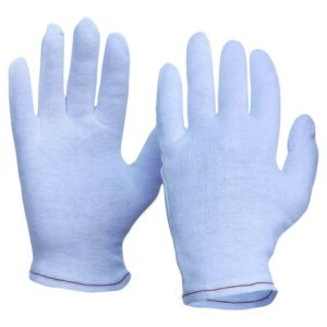 PROCHOICE Interlock Poly/Cotton Liner Hemmed Cuff Gloves Ladies Size