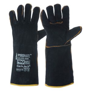 PROCHOICE Black & Gold Welder'S Gloves Large