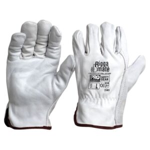 PROCHOICE Riggamate Natural Cowgrain Gloves Small