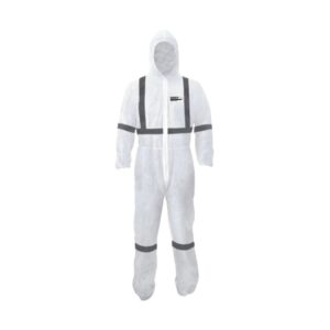 DISPOSABLE COVERALL BLUE SMS TYPE 5/6 SIZE 2XL
