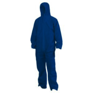 PRO CHOICE BarrierTech Disposable SMS Coveralls, 4XL, Blue