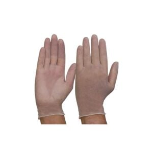 PROCHOICE Disposable Vinyl Powder Free Clear Gloves Small