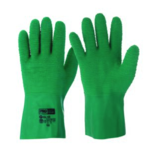 PROCHOICE Green Gauntlet Gloves Size 10