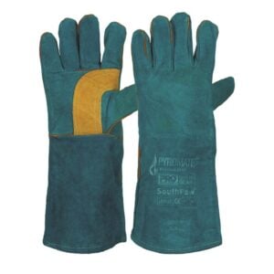PROCHOICE Green & Gold Welder'S Gloves Large