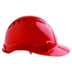 PROCHOICE Hard Hat Vented Prolock Harness Red