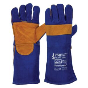 PROCHOICE Blue & Gold Welder'S Gloves Large