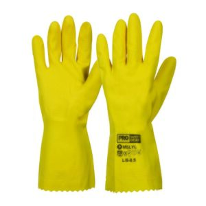PROCHOICE Yellow Silverlined Gloves Medium (7-7.5)