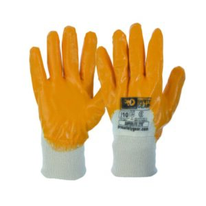 PROCHOICE Super-Lite Orange 3/4 Dipped Gloves Size 8
