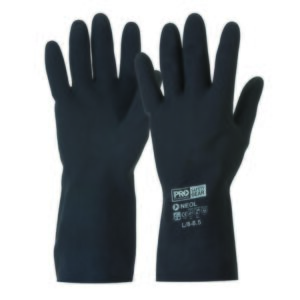 PROCHOICE Black 33Cm Neoprene Gloves Large (8-8.5)