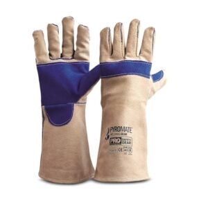 PYROMATE LEATHER WELDERS GLOVE KEVLAR STITCHED