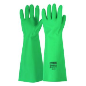 PROCHOICE 46Cm Green Nitrile Gauntlet Gloves Large (9)