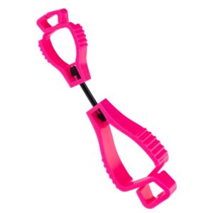PROCHOICE Suction Cup Glove Clip Keeper Hi Vis Pink
